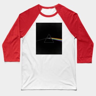 Dark Side Rainbow Prism Baseball T-Shirt